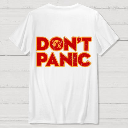 Dont Panic  Back Printing Geek T-Shirt