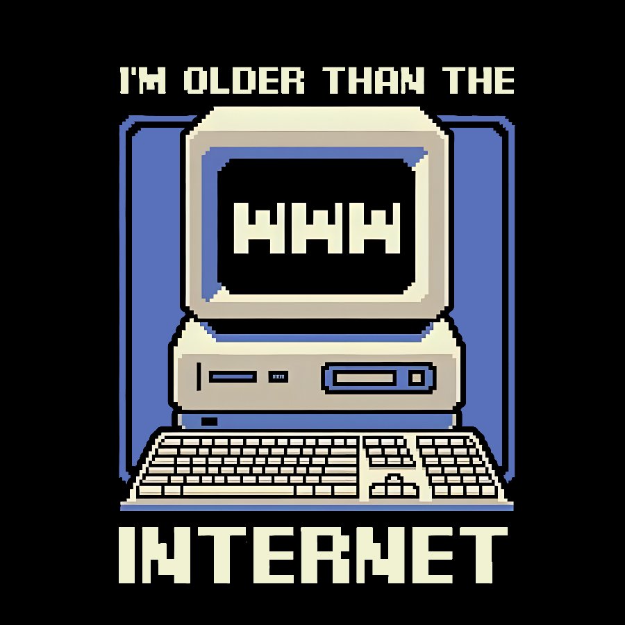 Older Than The Internet Geek T-Shirt