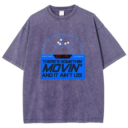 Motion Tracking - Somethin' Movin' Space Corps Vintage Distressed T-shirt