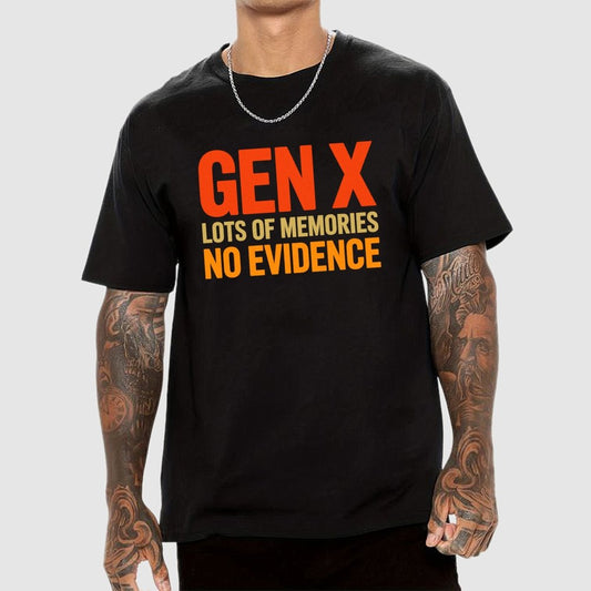 Gen-X Lots Of Memories Geek T-Shirt