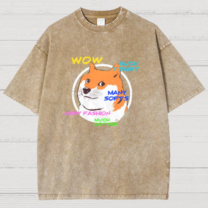 Doge Vintage Distressed T-shirt
