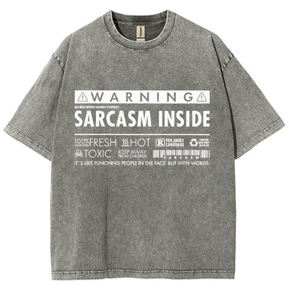 Sarcasm Inside Vintage Distressed T-shirt
