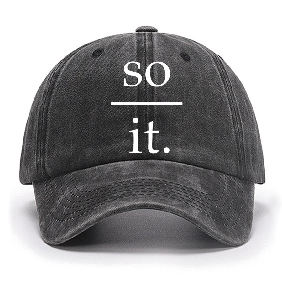 So Over It Nerd Cotton Hat