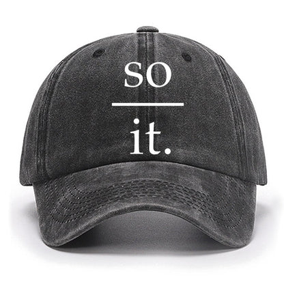 So Over It Nerd Cotton Hat