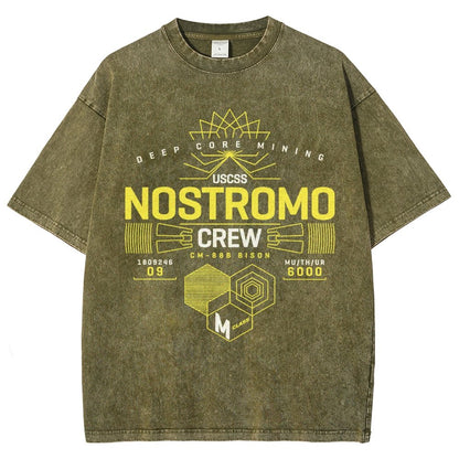 Nostromo Crew Vintage Distressed T-shirt