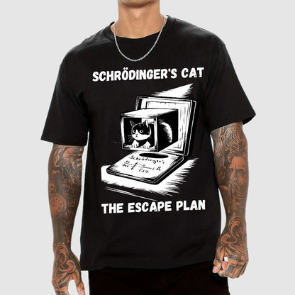 Schrödinger's Cat The Escape Plan Geek T-Shirt