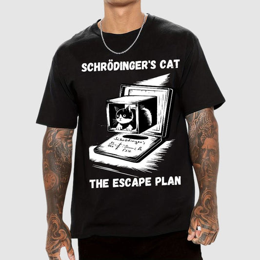 Schrödinger's Cat The Escape Plan Geek T-Shirt