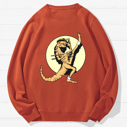 Space-themed Funny Magnet Geek Cotton Sweatshirt