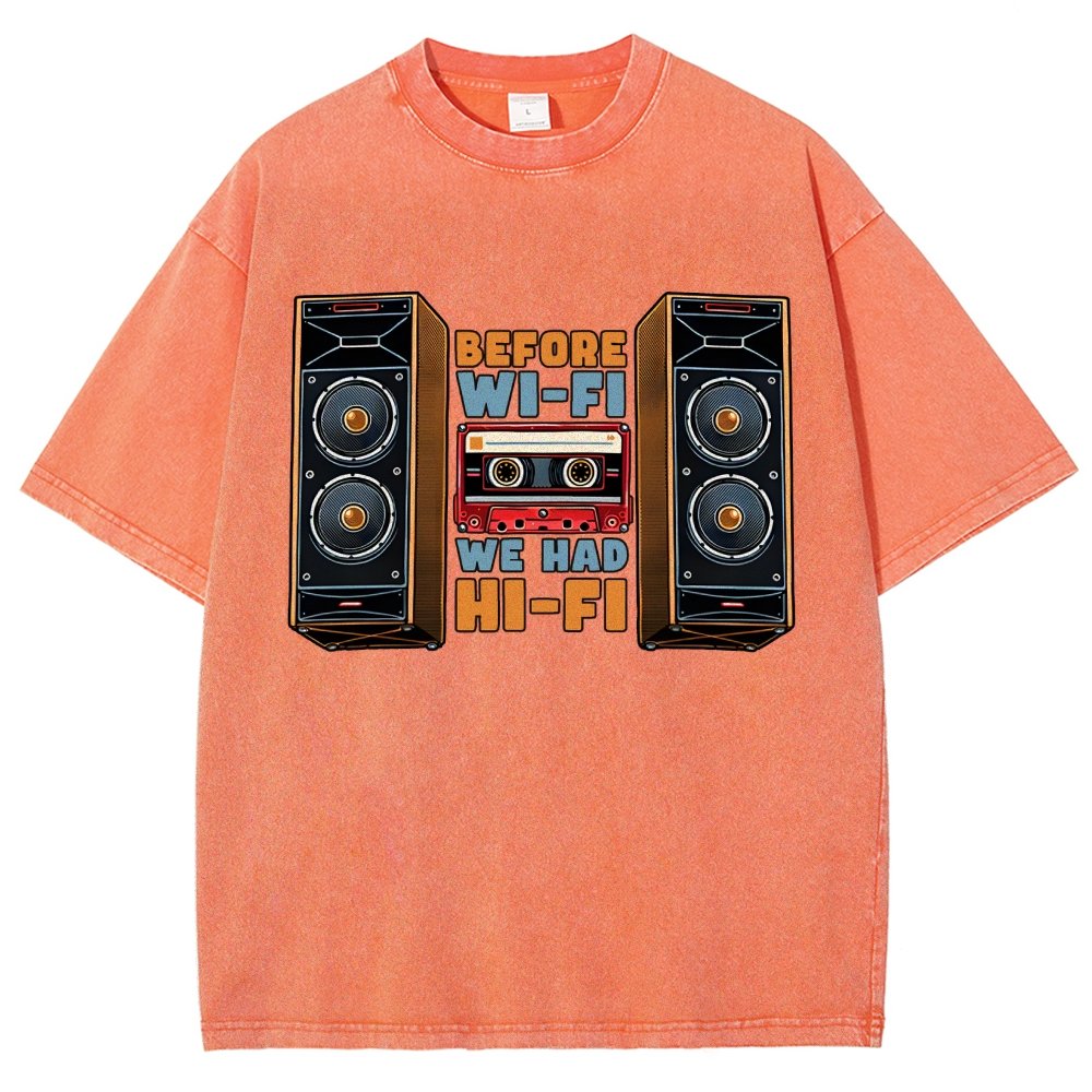 Before Wi-Fi Vintage Distressed T-shirt