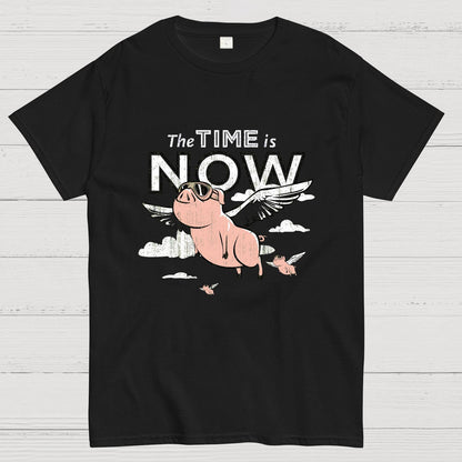 The Time Is Now Geeky T-Shirt