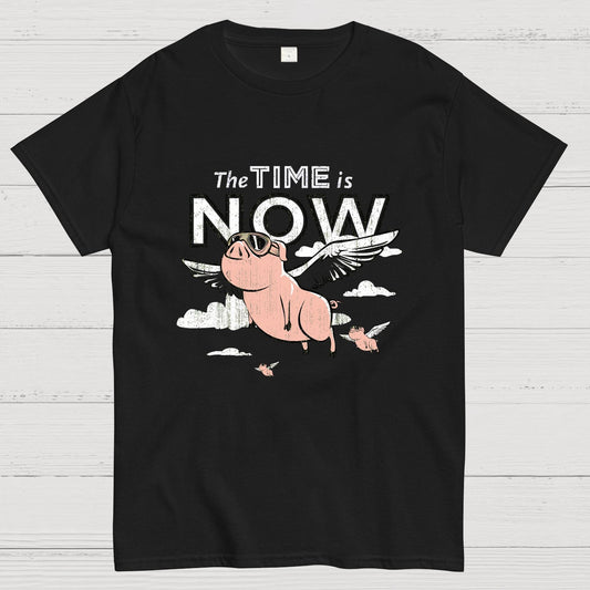 The Time Is Now Geeky T-Shirt