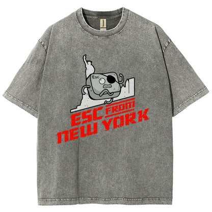 Esc from New Town Vintage Distressed T-shirt