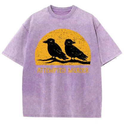 Attempted Murder Vintage Distressed T-shirt