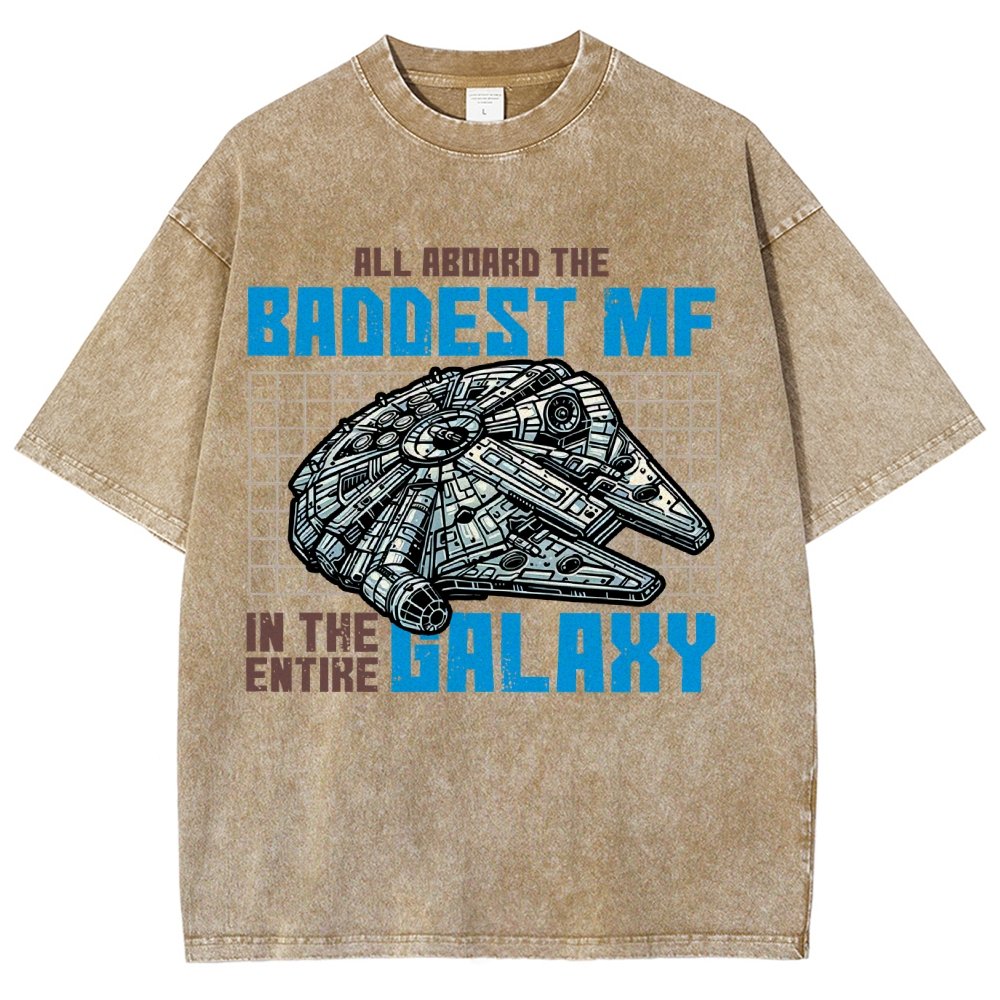 Baddest in the galaxy Vintage Distressed T-shirt