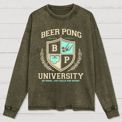 BP University Washed Long Sleeve Tee