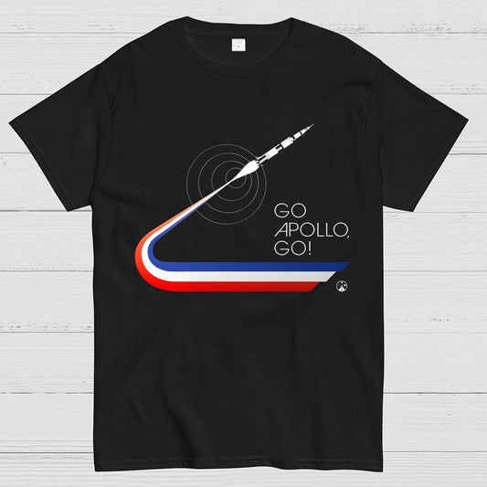 GO APOLLO, GO! We choose to go to the Moon... Geek T-Shirt