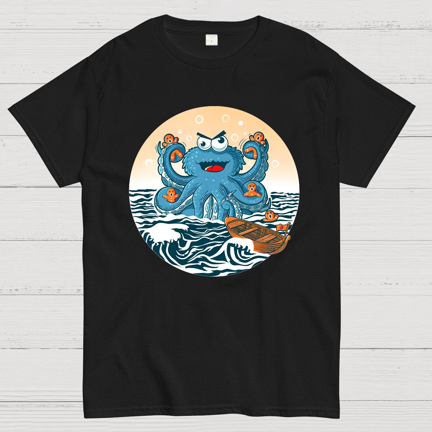 Cookie Kraken Attack Geek T-Shirt