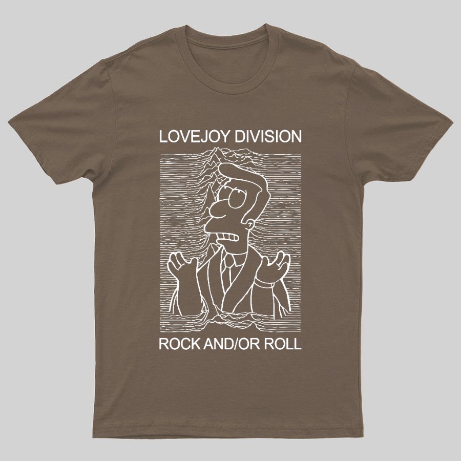 Joyful Division Rock And/Or Roll Geeky T-Shirt