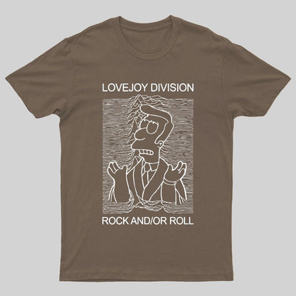 Joyful Division Rock And/Or Roll Geeky T-Shirt