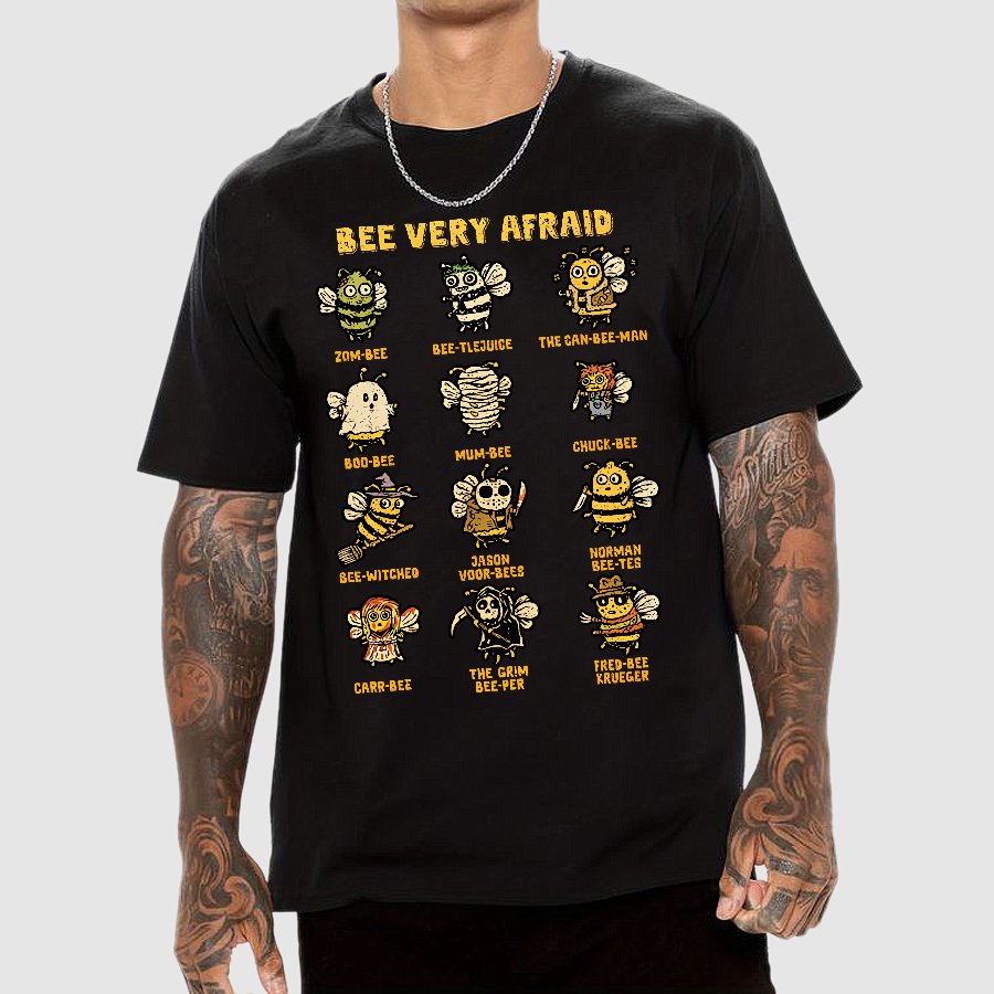 Bees Are Scary, Halloween Geek T-Shirt