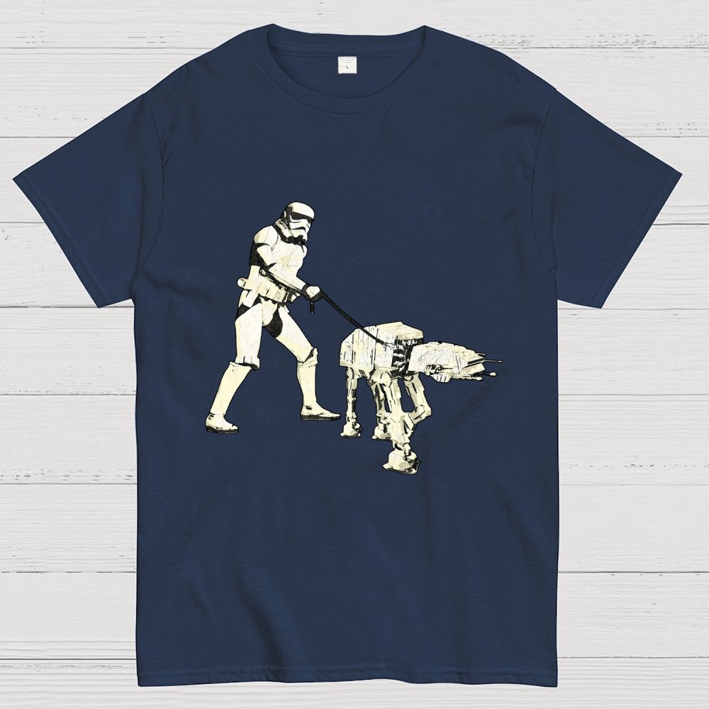 Empire Robot Dog-Planet Battles Geek T-Shirt