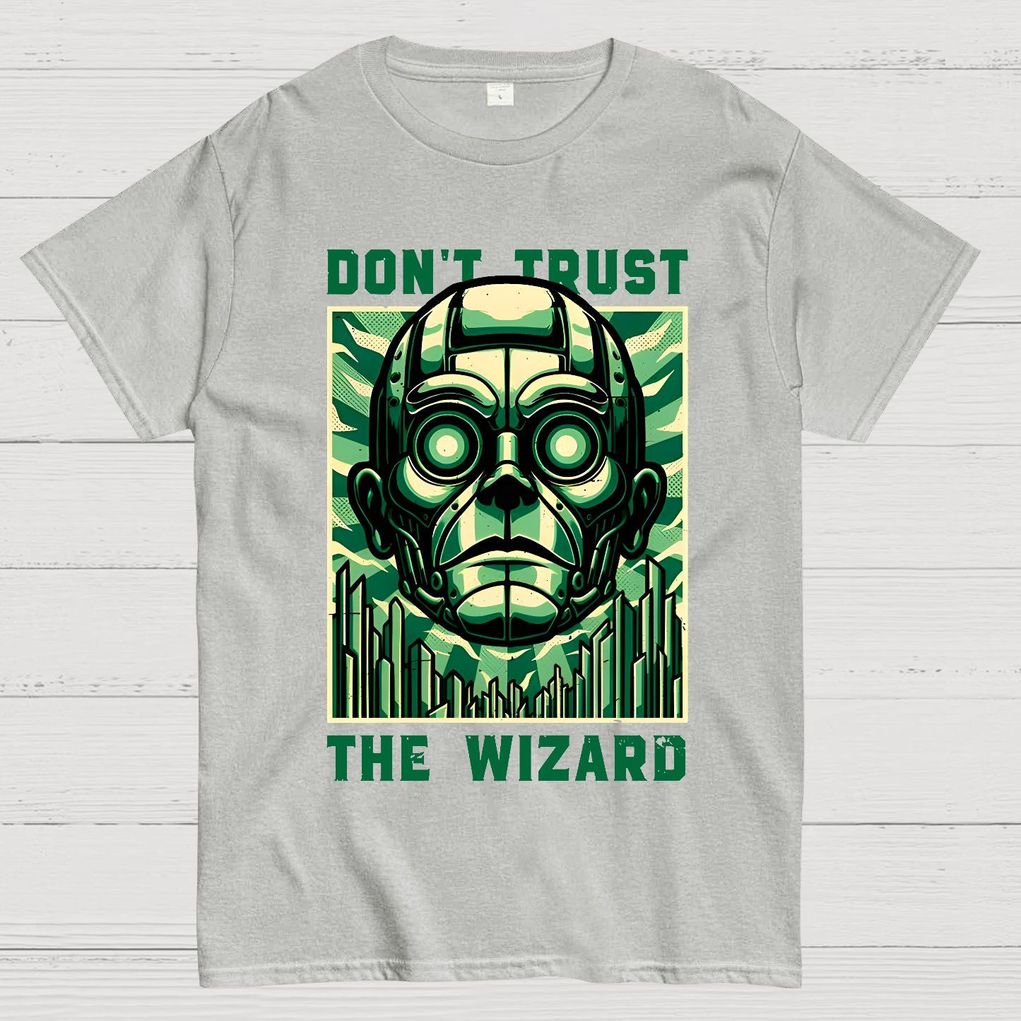 Don't Trust The Wizard Lies - Emerald Witch Gift Geek T-Shirt