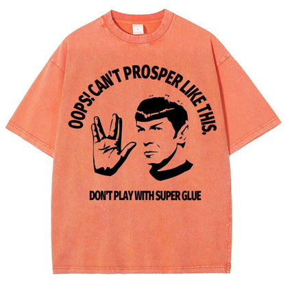 Oops! Can’t prosper like this Vintage Distressed T-shirt