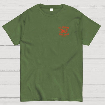 Lee Ho Fooks Vintage Resto Front And Back Printing Geek T-Shirt
