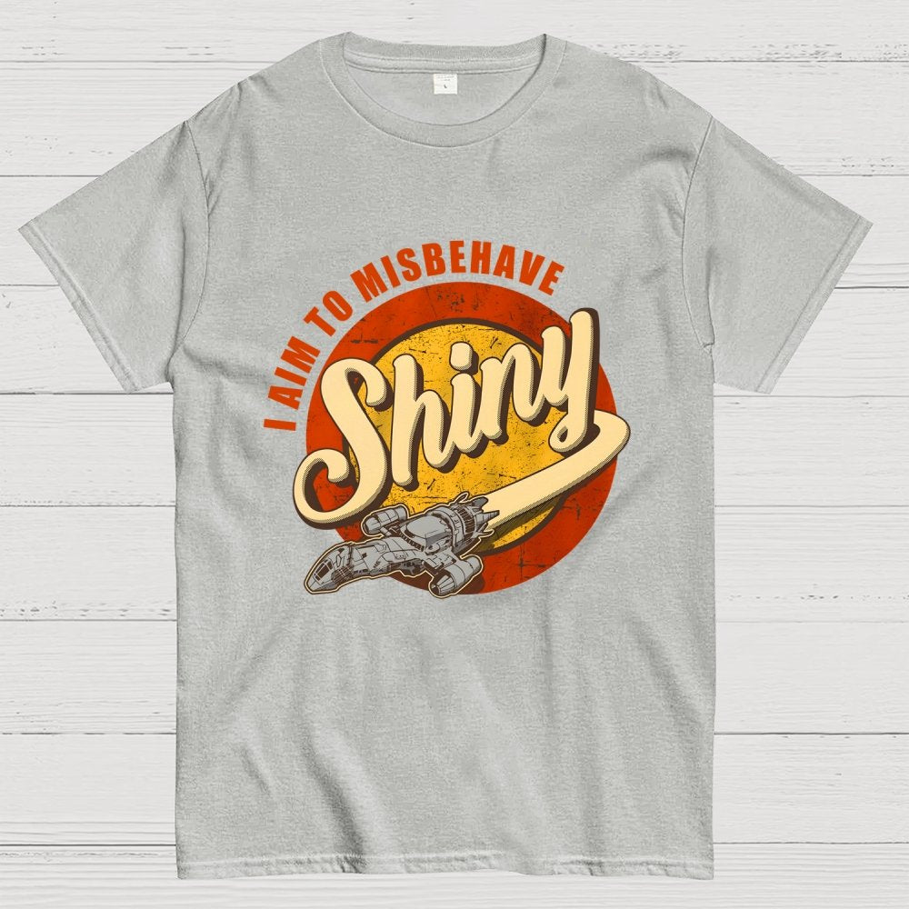 Shiny I Aim to Misbehave Geek T-Shirt 2509001385