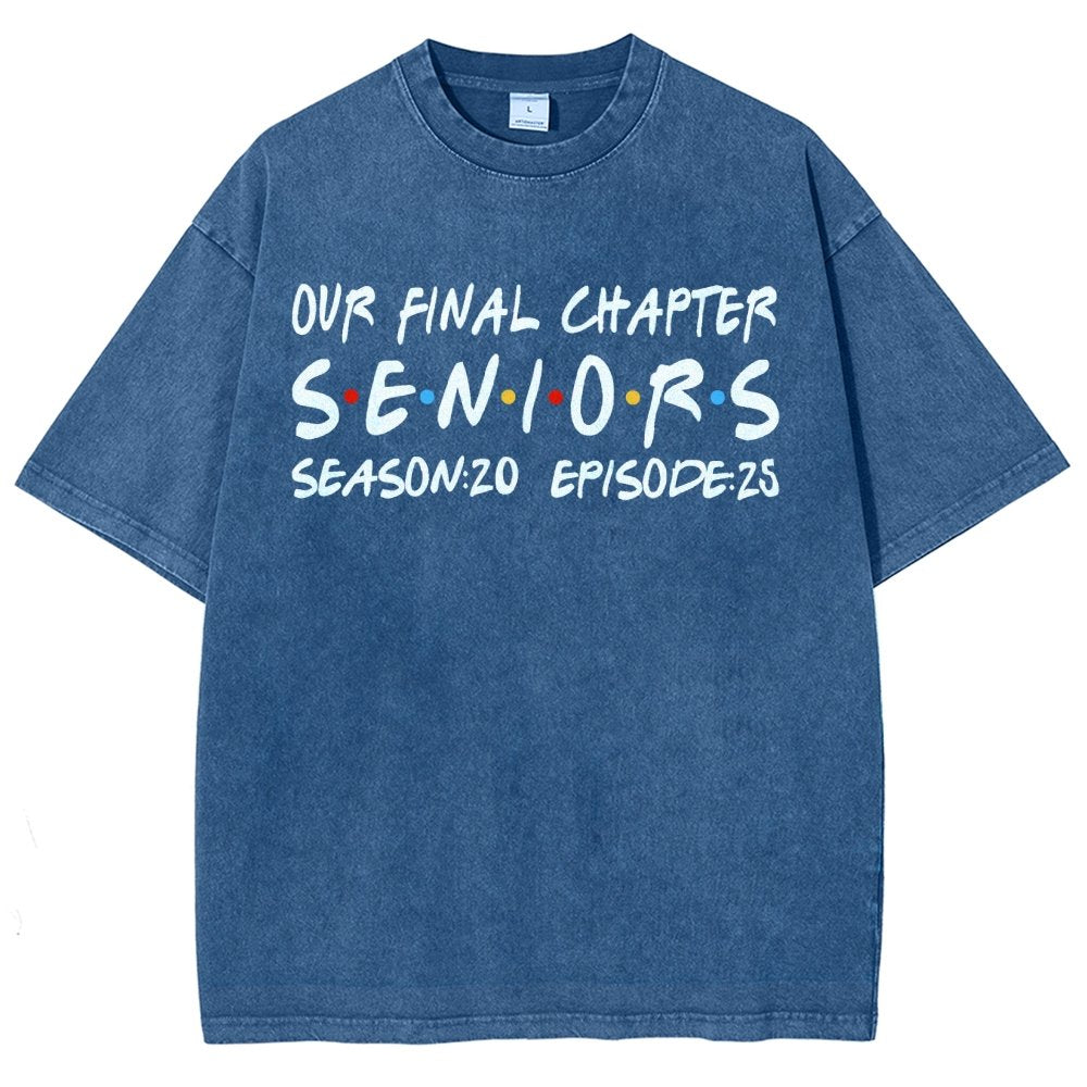 Our Final Chapter Seniors 2025 Vintage Distressed T-shirt