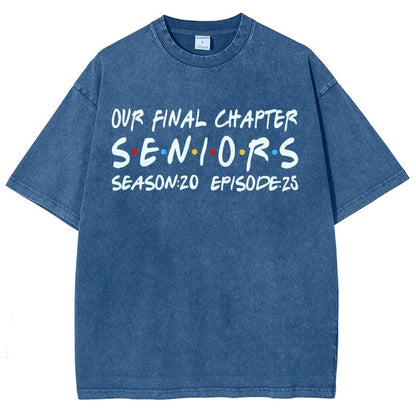 Our Final Chapter Seniors 2025 Vintage Distressed T-shirt