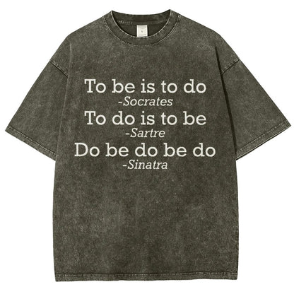 Do Be Do Be Do Joke Vintage Distressed T-shirt
