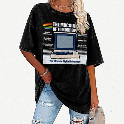 The Machine of Tomorrow Vintage Distressed T-shirt