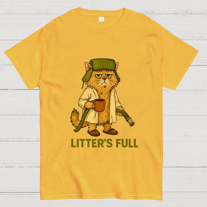 Litter’s Full Cat Geek T-Shirt