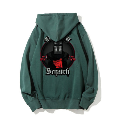 None Shall Pass - Tis But A Scratch Printed Back Unisex Cotton Hoodie