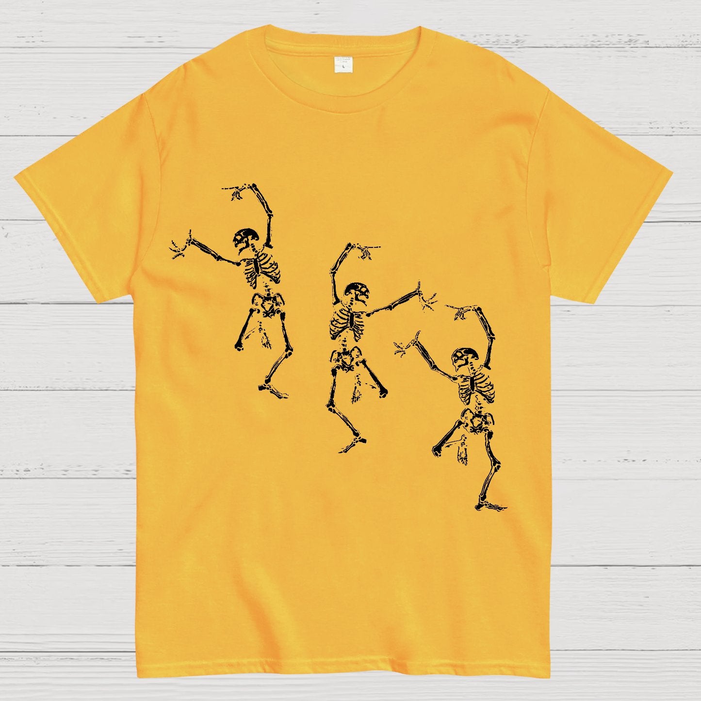Skeleton Dancing Halloween Geeky T-Shirt