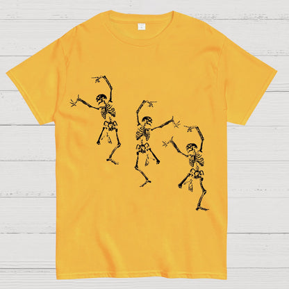Skeleton Dancing Halloween Geeky T-Shirt