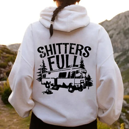 Shitters Full Printed Back Unisex Cotton Hoodie