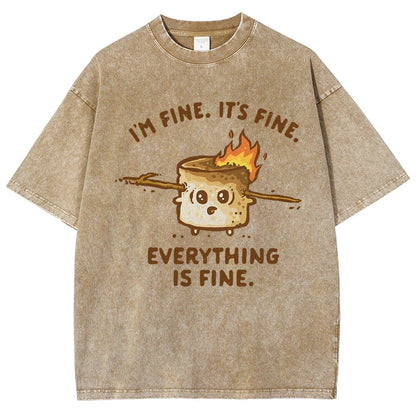 A Fine Camping Trip Vintage Distressed T-shirt