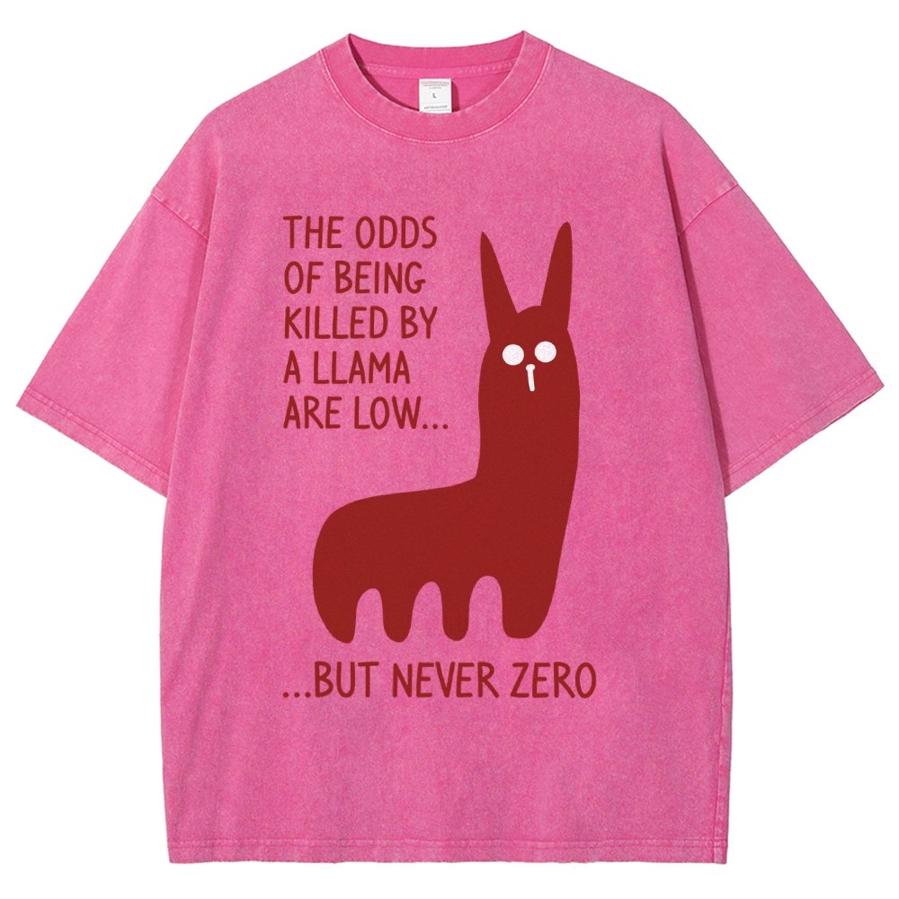 Killer Llama Vintage Distressed T-shirt