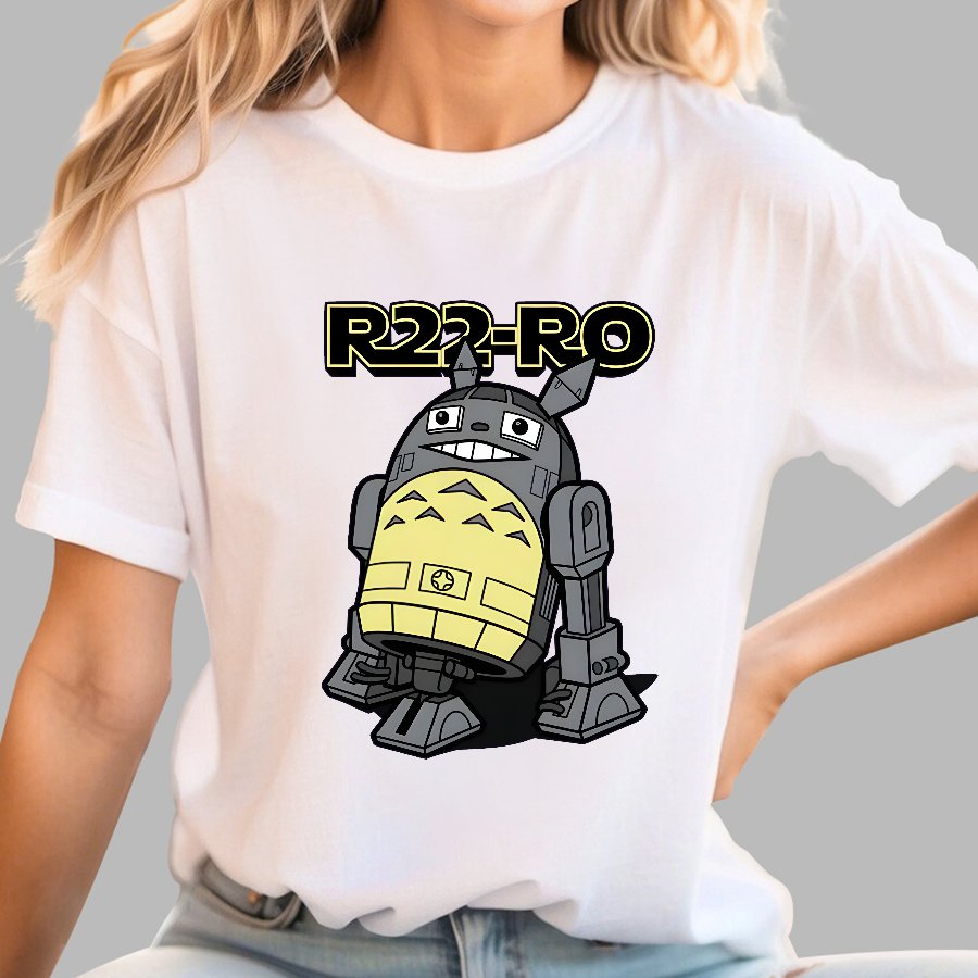 Funny Sci-fi Droid Anime Mashup Geek T-Shirt