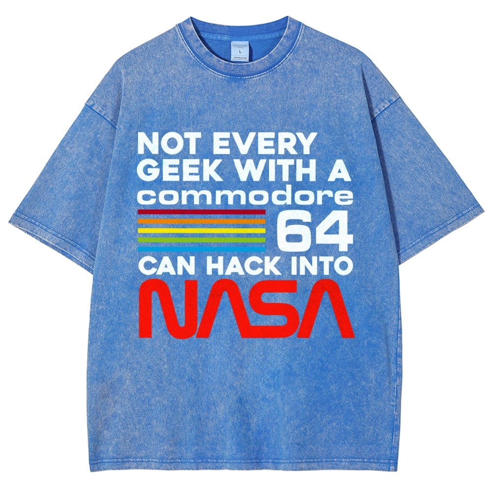 Geek Hack Vintage Distressed T-shirt