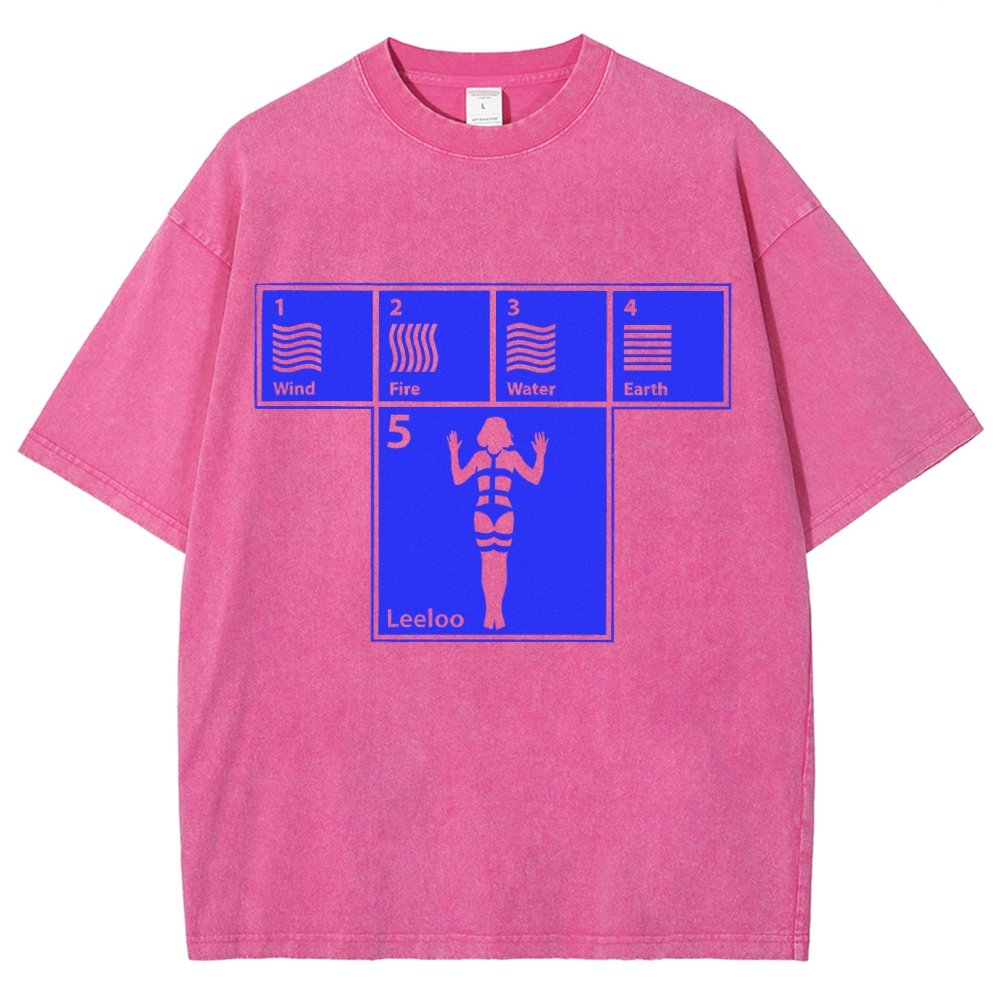 Five Elements Vintage Distressed T-shirt