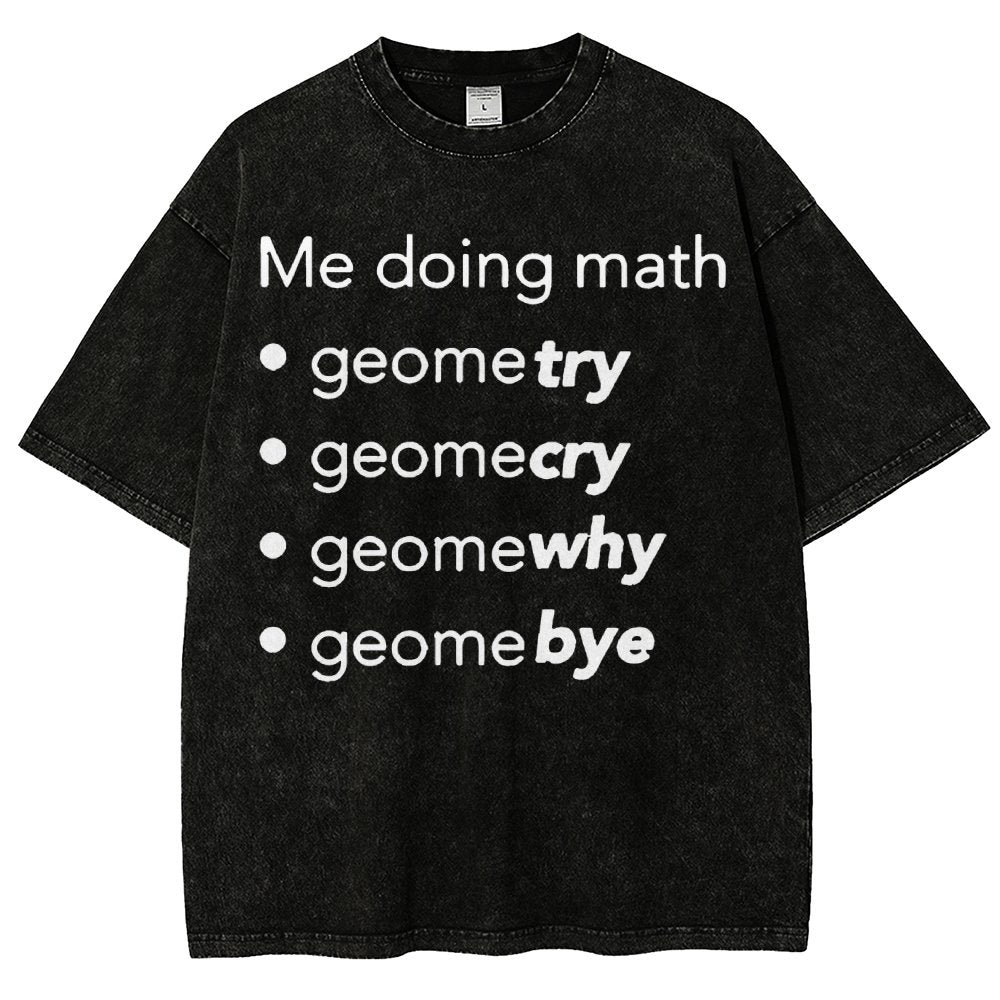 Me Doing Math Vintage Distressed T-shirt