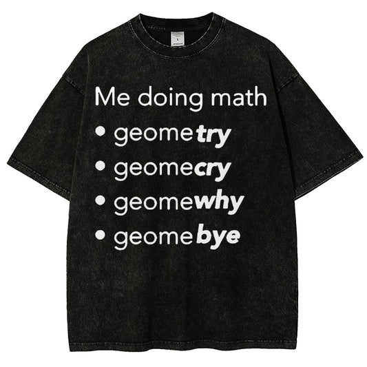Me Doing Math Vintage Distressed T-shirt