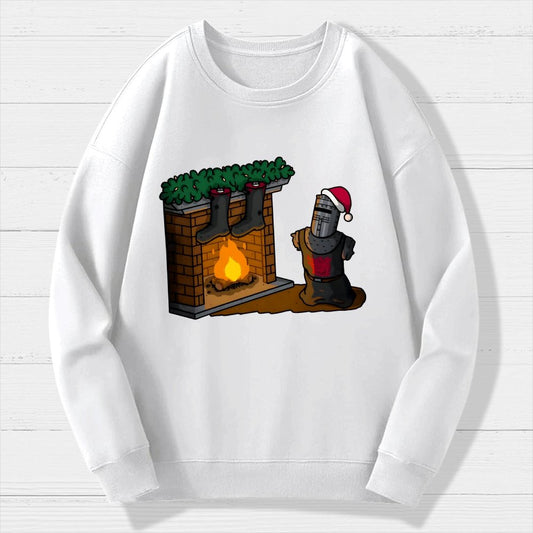 Black Knight Christmas Geek Cotton Sweatshirt