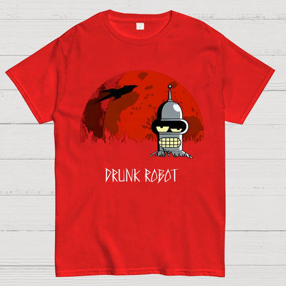 Drunk Robot Geek T-Shirt