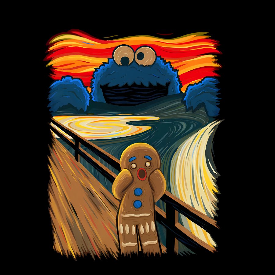 The Cookie Muncher Geek Cotton Sweatshirt