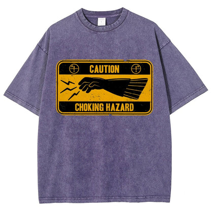 Choke Hazard Vintage Distressed T-shirt