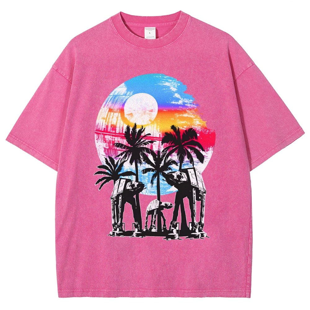 Summer Assault Vintage Distressed T-shirt